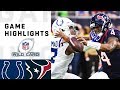 Colts vs. Texans Wild Card Round Highlights | NFL 2018 Playoffs
