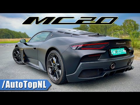 Maserati MC20 *320km/h* REVIEW on AUTOBAHN by AutoTopNL