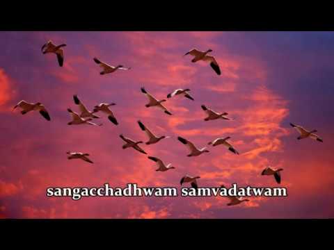 Sangachadwam - Sab ke sath - Rig ved shlok with lyrics - for Global peace composed by Pt.Ram Dixit