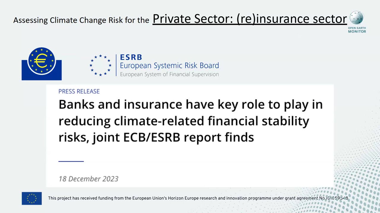 Codrina Maria Ilie: Assessing Climate Change Risk for the Private Sector: A Geospatial Approach