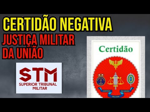 Vídeo: Certidão Criminal da Justiça Militar da União: dúvidas