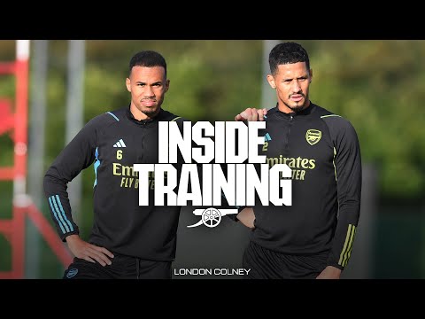 INSIDE TRAINING | All systems go for Sevilla! | Rondos, skills and brilliant Trossard goals