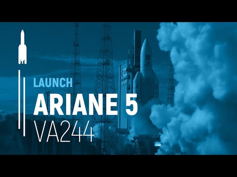 Flight VA244 – Galileo FOC-M8 / SAT 23-24-25-26 | Ariane 5 Launch | Arianespace