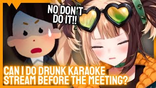 Gigi Tried Convincing Mane chan to Let Her Drink Before a Meeting