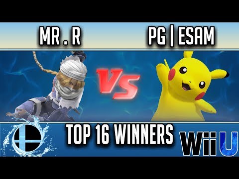 Smash'N'Splash 3 TOP 16 WINNERS - Mr. R (Sheik) vs PG | ESAM (Pikachu)