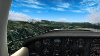 preview picture of video 'MegaSceneryEarth 2.0 California (FSX) - Gansner Field Approach - Official HD Video'