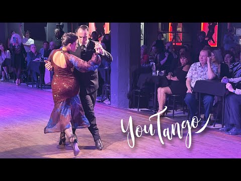  Bárbara Ferreyra  and  Agustín Agnez  are  dancing  to  the  tango  "  Jamas Retornaras  "  by  Miguel Caló  in  2025