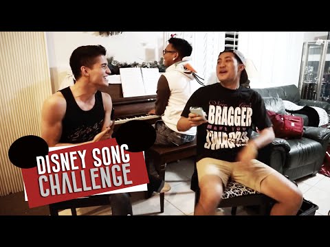 Disney Song Challenge ft. @AlexWassabi & @YellowPaco​​​ | AJ Rafael​​​