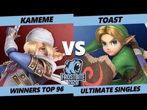 Frostbite 2020 SSBU Winners Top 96 - R2G | Kameme (Sheik, Wario) Vs. Toast (Young Link) Singles