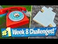 Durr Burger / Pizza Pit Phone + Jigsaw Piece Locations - Fortnite Season 8 Week 8 Challenge Guide
