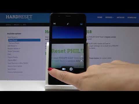 How to Restore Camera Settings in Philips S318 - Reset Camera