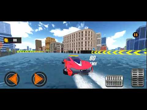 Best android car simulator games – 3D Water Surfer car Floating Beach Drive – Android Gameplay