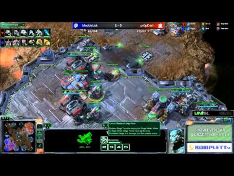 UniSL ShowMatch: MaddeLisk vs prOpDashj, ZvT, G2
