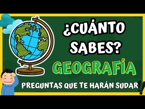 🌍Reto Difícil Geografía! 40 Preguntas que te harán Sudar 😩💧