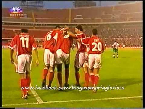 Mantorras' free kick, "Eusébio-style," at the Estádio da Luz