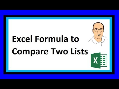 Excel Formula to Compare Two Lists - Excel Magic Trick 1596. Is Item in List?