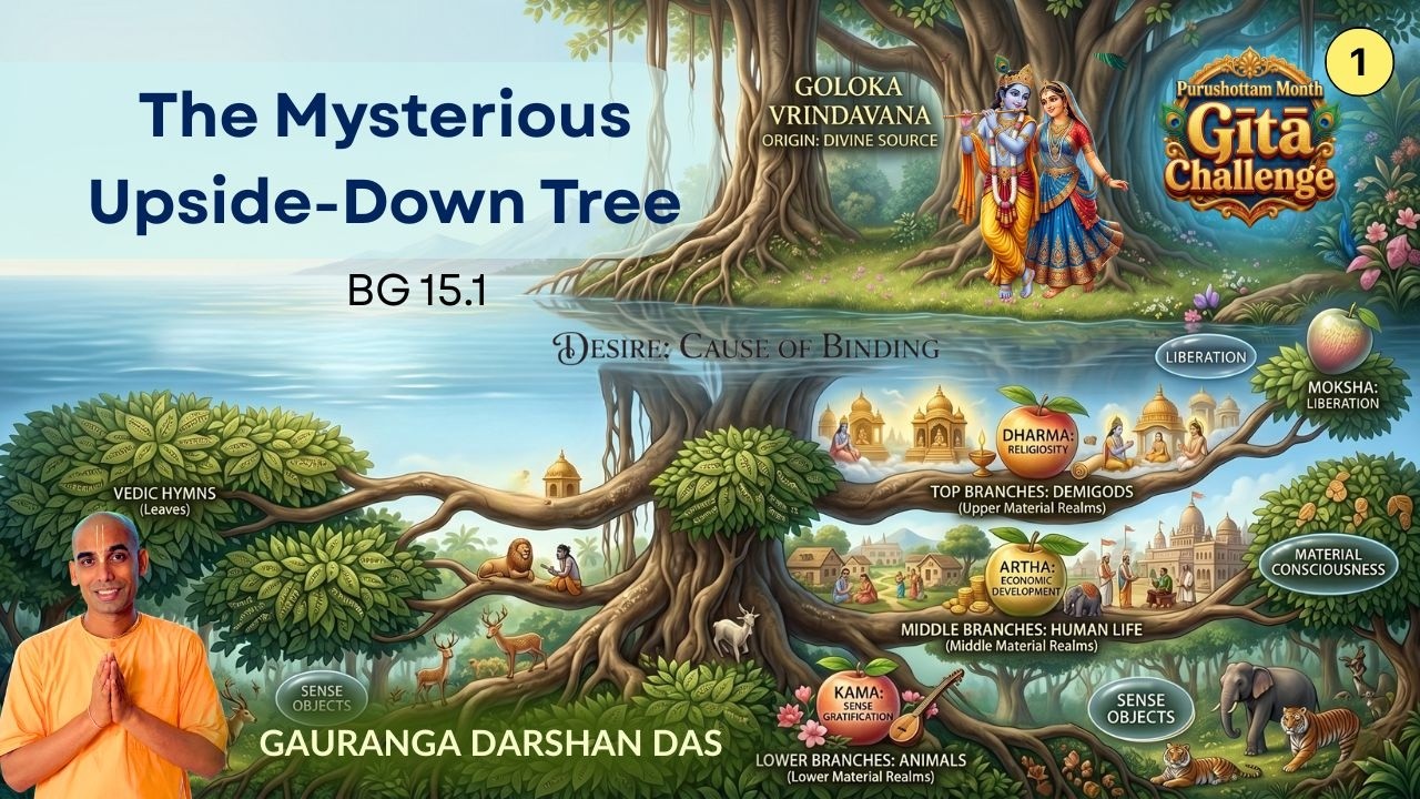 Purushottama Yoga #1 | The Mysterious Upside-Down Tree | BG 15.1 | Gauranga Darshan Das
