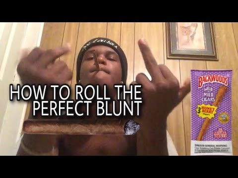 Easy Way to roll blunts for beginners!
