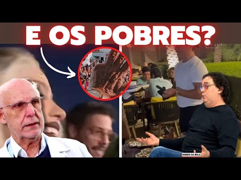 ABSURDO? 😱 FABIO PORCHAT FLAGRADO COMENDO CARNE COM OURO NO QATAR