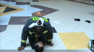 Fireman Drag Methods to rescue someone from a smoke filled room.wmv
