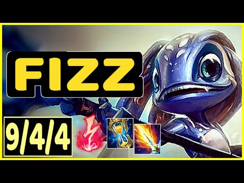 FIZZ VS ZIGGS - 9/4/4 KDA MID GAMEPLAY CHALLENGER I