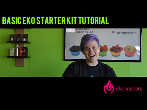 How to use a basic eKo Atom starter kit or Kanger Evod style