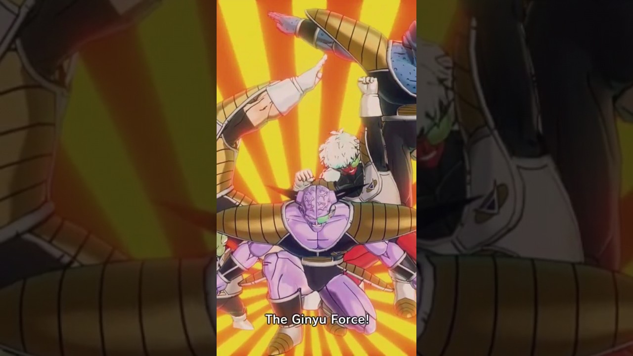 Ginyu Force Poses Men #dragonballz #bgt #bootsgamingtips