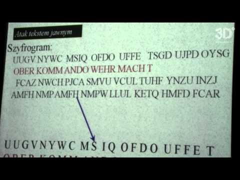 IGF 2011: Jak łamie się szyfry - omówienie na przykładzie maszyny rotorowej Enigma