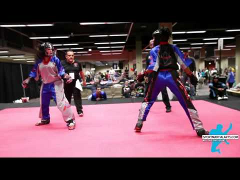 Verona Soliman v Morgan Plowden Womens Sparring 2016 AKA Warrior Cup