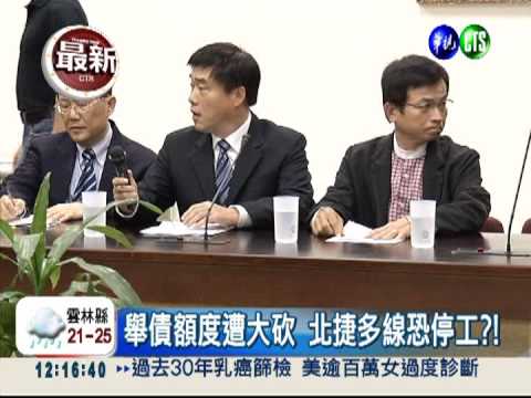 舉債額度大砍2250億 郝龍斌火大