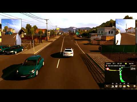 Lets Play Euro Truck Simulator 2 | Range Rover VS Benz C300