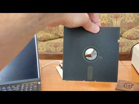 Adafruit's Floppy board writes Apple II Floppies using a standard PC floppy drive #adafruit #apple2