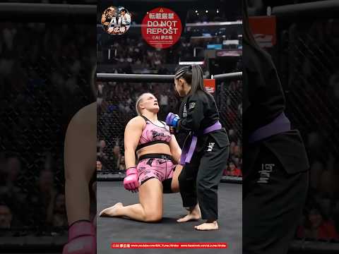 【ヒザ蹴り一閃！巨女を撃破】空手 vs 総合格闘技 #Karate #MMA #異種格闘技戦