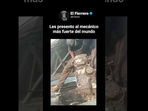 Este mecánico no necesita herramientas, tiene fuerza bruta 😨💪
