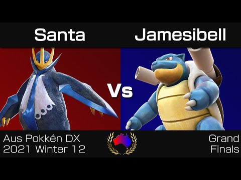 Aus Pokkén DX 2021 Winter 12 - Grand Finals: Santa (Empoleon) vs. Jamesibell (Blastoise)
