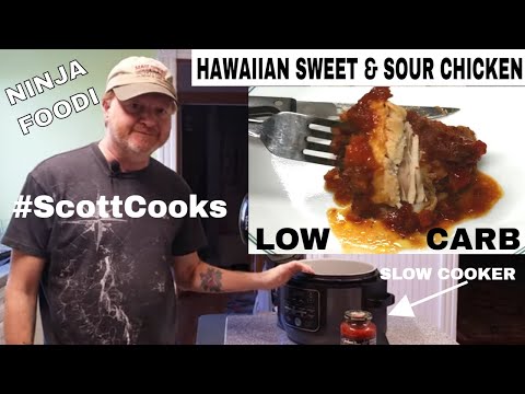 Low Carb Hawaiian Sweet & Sour Chicken | Slow Cook...