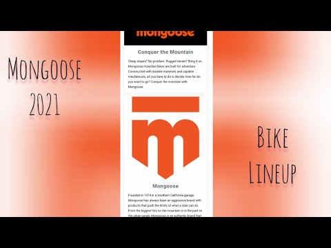 Mongoose 2021 Lineup #BudgetFriendly #MTB #Mongoose #BikeDrFrankenstein