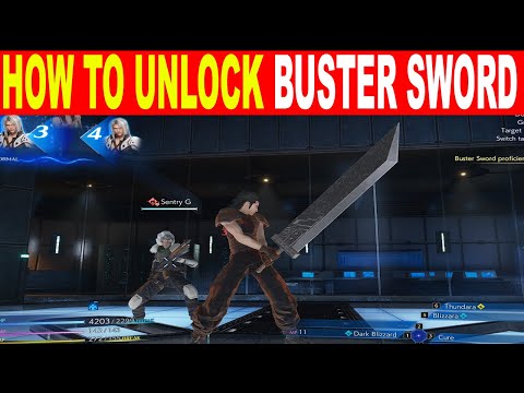 How to Unlock Buster Sword Crisis Core Final Fantasy 7 Reunion