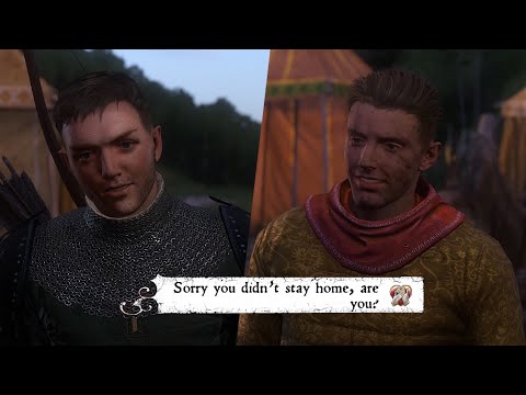 Henry and Hans flirting in Kingdom Come Deliverance 1