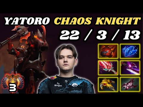 🔥 YATORO Chaos Knight Hard Carry Immortal 3 🔥 1100 XPM EZ For YATOROGOD - Dota 2