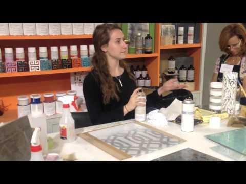 How to use spray lacquer paint on glass