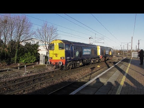 'DRS Class 20 Farewell' Rail Tour - 20305 & 20302 - York - 18th Jan 2020