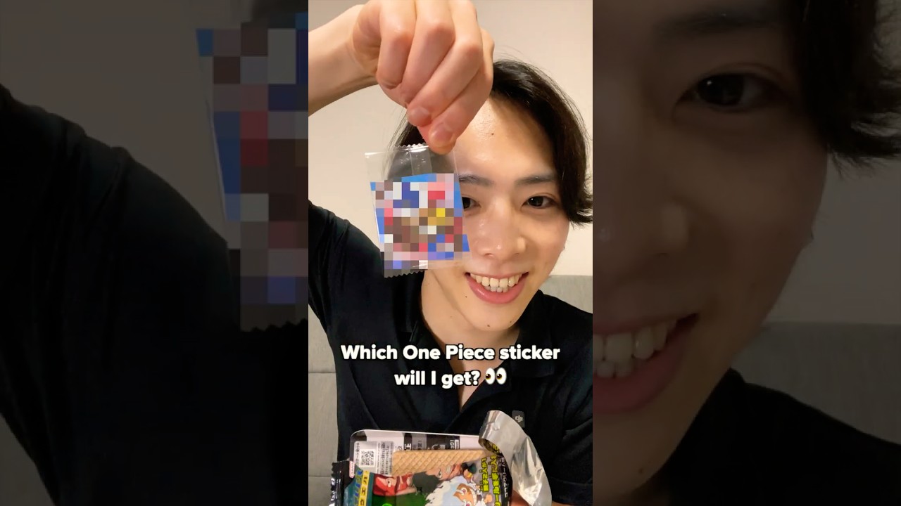 Unboxing random One Piece stickers (37 designs!)