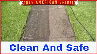 Soft Wash House & Pressure Wash Side Walk, Clean Now Pressure Washing Gainesville Fl.