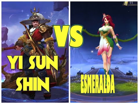 MOBILE LEGEND 1V1 YI SUN SHIN VS ESMERALDA CHALLENGE   |||