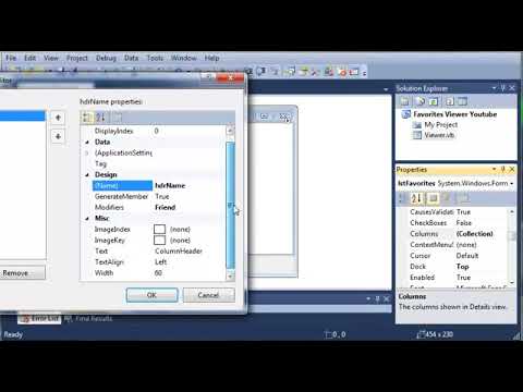 Visual Basic Tutorial   188   Favorites Part 1 Creating The GUI