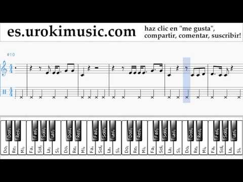 Como Tocar Piano (mano derecha) Lorde - Supercut Tablatura Parte#2 um-i927