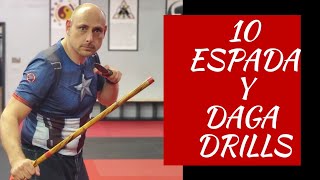 10 Stick and Dagger 6 Count Drills in 10 Minutes