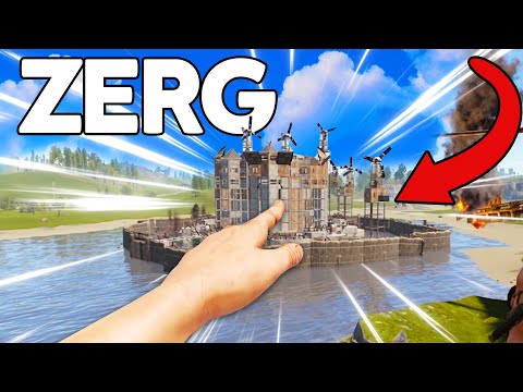 They raided our hotel so we zerged them - Rust Zerg