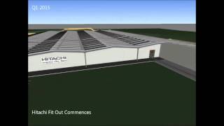 Hitachi train factory video